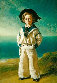 King Edward VII (1841-1910), when Albert Edward, Prince of Wales, 1846. Artist: Winterhalter, Franz Xavier (1805-1873)