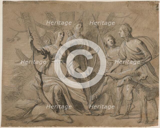 Allegorical Portrait of the Four Eldest Children of the King and Queen of Bohemia, about 1631. Creator: Gerrit van Honthorst.