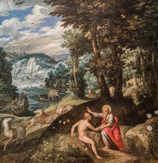 The Creation of Adam, c1580. Creator: Soens, Jan (c. 1547-c. 1611).