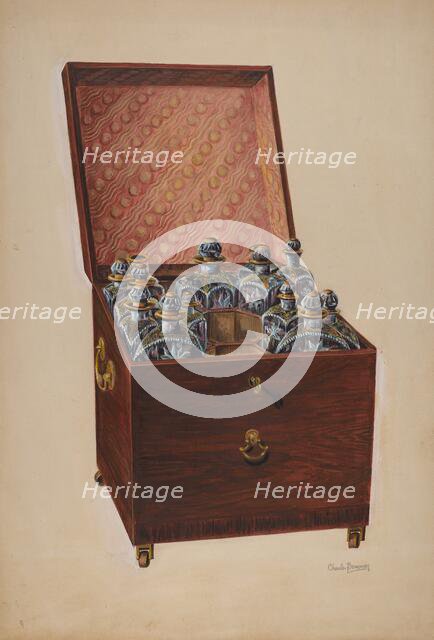 Wine Chest, c. 1937. Creator: Charles Bowman.