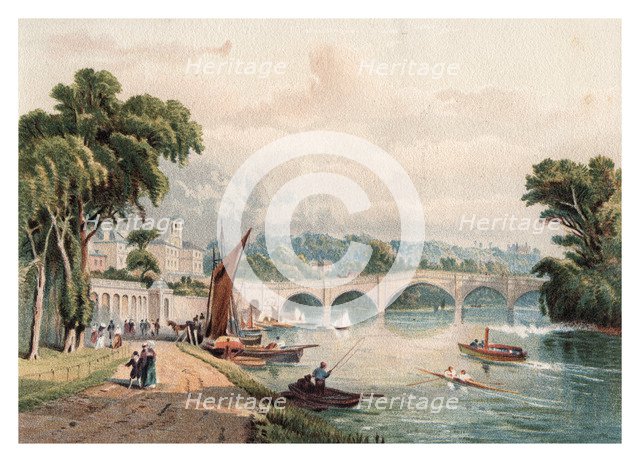 'Richmond Bridge', 1880. Artist: Unknown