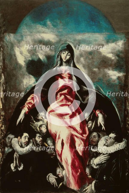 La Virgen de la Caridad (The Madonna of Mercy), ca 1600-1603. Creator: El Greco, Dominico (1541-1614).