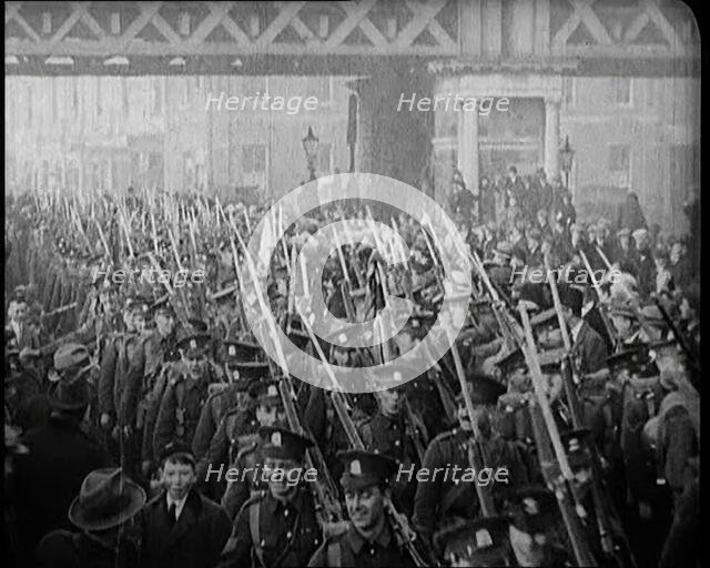 British Soldiers Leaving Ireland, 1922. Creator: British Pathe Ltd.
