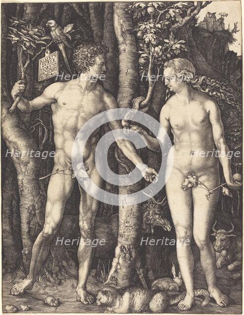 Adam and Eve, 1504. Creator: Albrecht Durer.