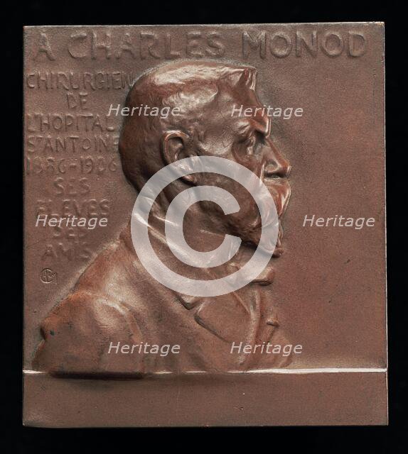 Alexandre-Charles Monod, 1843-1921, Surgeon [obverse], c. 1906. Creator: Alexandre Louis Marie Charpentier.