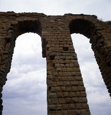 Roman Aqueduct, West of Tunis, c20th century. Artist: Unknown.