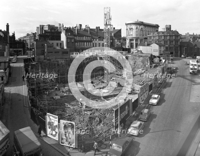 Commercial development on Campo Lane, Sheffield, South Yorkshire, 1967.  Artist: Michael Walters