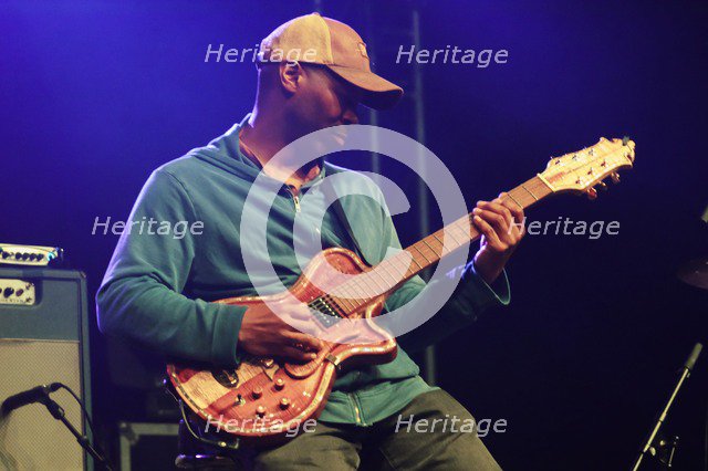 Kevin Eubanks, Love Supreme Jazz Festival, Glynde Place, East Sussex, 2014. Artist: Brian O'Connor.