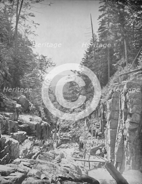 'The Flume, Franconia (White) Mountains, N.H.', c1897. Creator: Unknown.