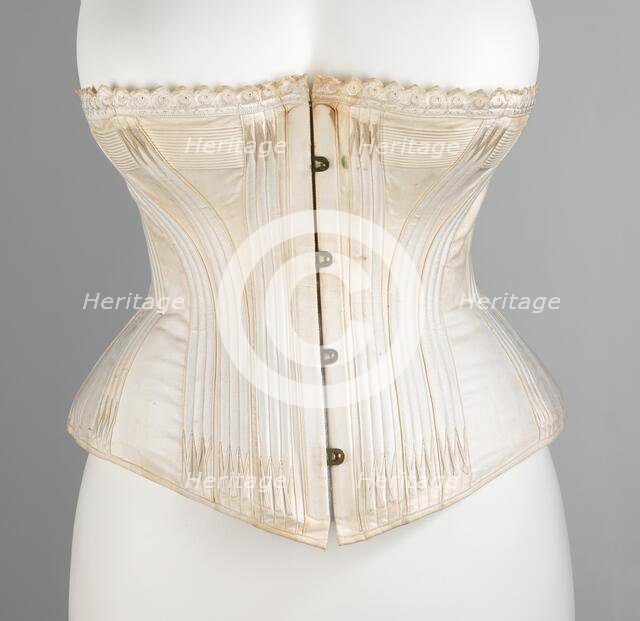 Corset, French, ca. 1890. Creator: Corset Parisien.