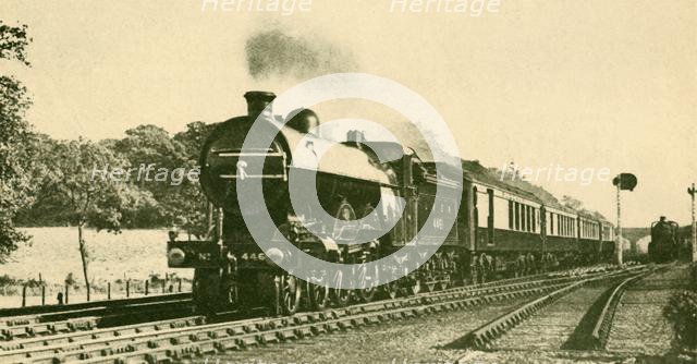 'Down Sheffield Pullman Express, London and North Eastern Railway', 1930. Creator: Frank R. Hebron.