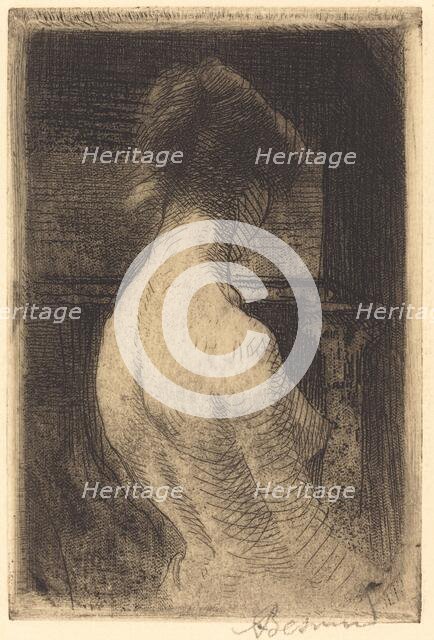 Back of a Woman (Dos de Femme), 1889. Creator: Paul Albert Besnard.