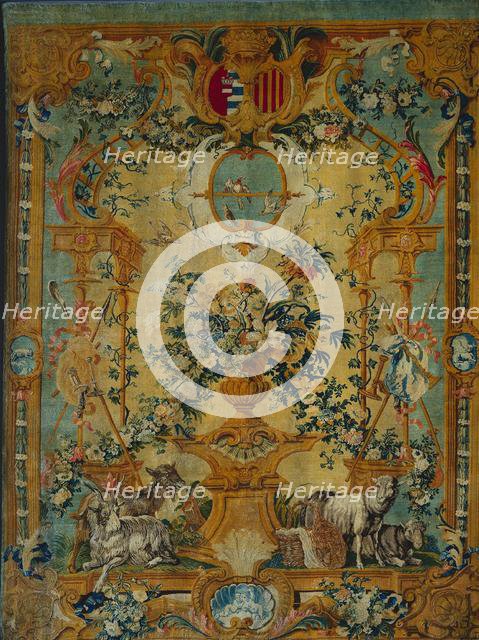 Panel: Spring, c. 1715. Creator: Royal Savonnerie Manufactory, Chaillot Workshops (French, est. 1627).