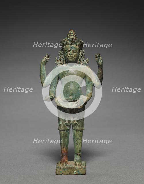 Standing Ashura with Four Arms, 925-950. Creator: Unknown.