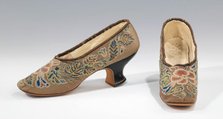 Slippers, French, 1885. Creator: Unknown.