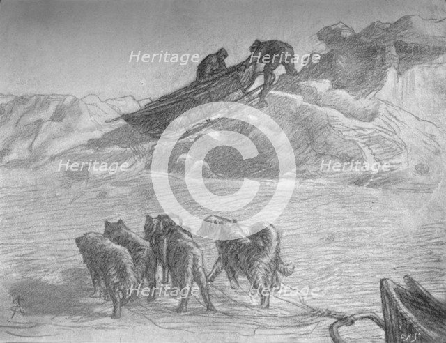 'Over Difficult Pressure Mounds. April, 1895', (1897). Artist: Unknown.