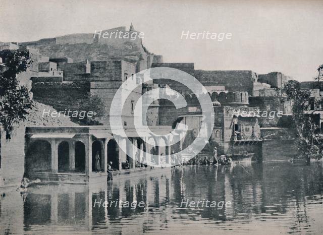 'The Padam Sagar Tank at Jodhpur', 1936. Creator: Unknown.