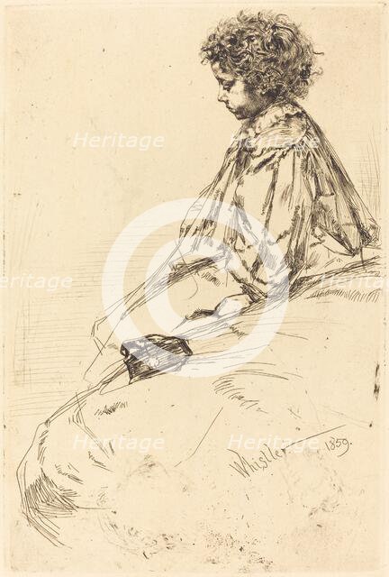 Bibi Lalouette, 1859. Creator: James Abbott McNeill Whistler.