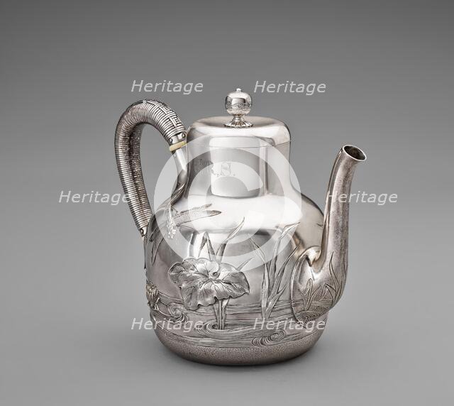 Coffee pot, 1881. Creators: Dominick and Haff, Giles Brothers and Company.