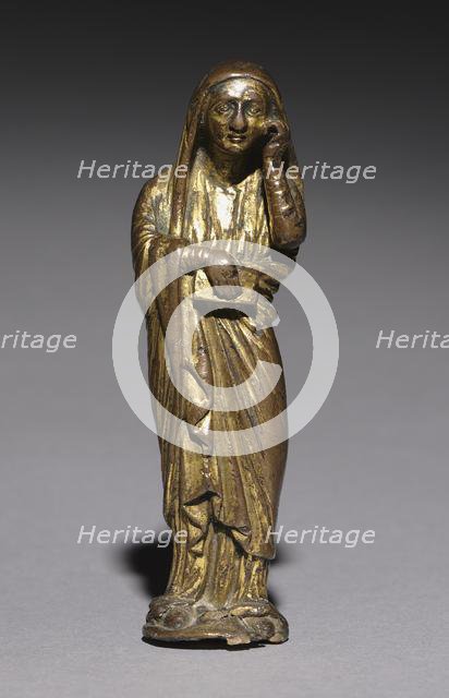 Mourning Mary, Probably from an Altar Cross, 1200-1300. Creator: Unknown.