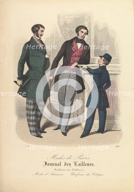 892 from Modes de Paris, Journal des Tailleurs, 1848. Creator: Unknown.