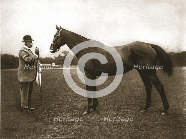 Mr C G Assheton-Smith and Cloister, 1911. Creator: Unknown.
