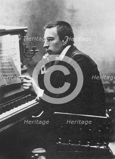 Composer Sergei Rachmaninov (1873-1943), 1900s.