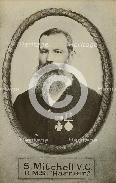 S. Mitchell, V.C, H.M.S. Harrier, c.1900. Creator: William Francis Gordon.