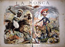 Satirical caricatures of the situation in Morocco and the Carlist War, 'Tal para Cual', published…