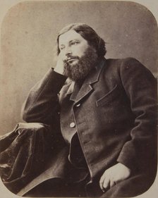 Gustave Courbet, ca 1866. Creator: Nadar, Gaspard-Félix (1820-1910).