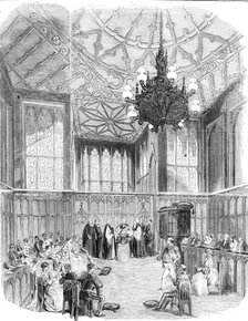 Christening of Prince Alfred in the Private Chapel, Windsor Castle, 1844. Creator: Unknown.