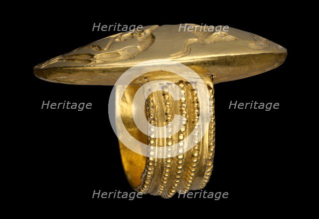 Signet ring, Late Minoan II-IIIA1, c1500 BC. Artist: Unknown.