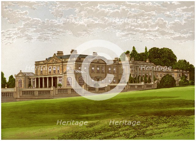 Gunton Park, Norfolk, home of Lord Suffield, c1880. Artist: Unknown