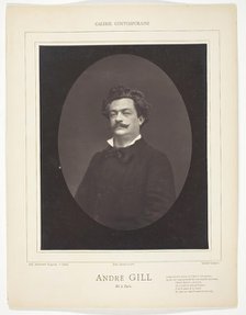 André Gill (French caricaturist, 1840-1885), c. 1876. Creator: Etienne Carjat.