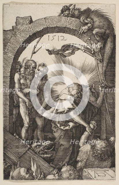 Christ in Limbo, from The Passion, 1512. Creator: Albrecht Durer.