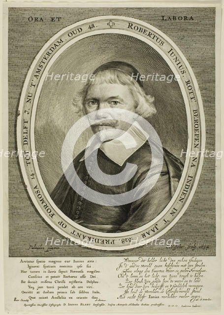Robert Junius, n.d. Creator: Cornelis de Visscher.