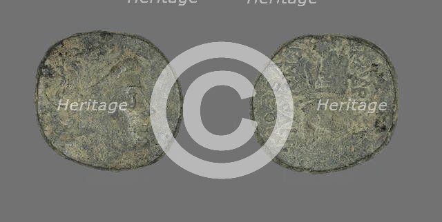 Coin Depicting the God Apollo, 2nd-1st century BCE. Creator: Unknown.