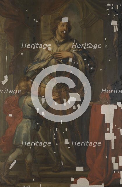 Saint Louis IX, King of France, the Crusader. Creator: Philip Fruytiers.