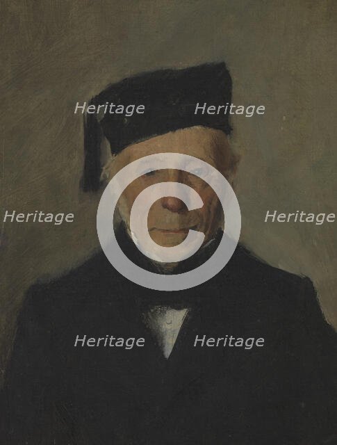 Portrait d'un vieillard, 1882. Creator: Louis Picard.