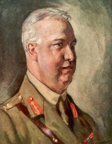 Sir Arthur William Currie, Canadian First World War general, (1926). Artist: Unknown