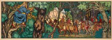 Illustration for Arabian Fairy Tales, 1932. Creator: Bilibin, Ivan Yakovlevich (1876-1942).