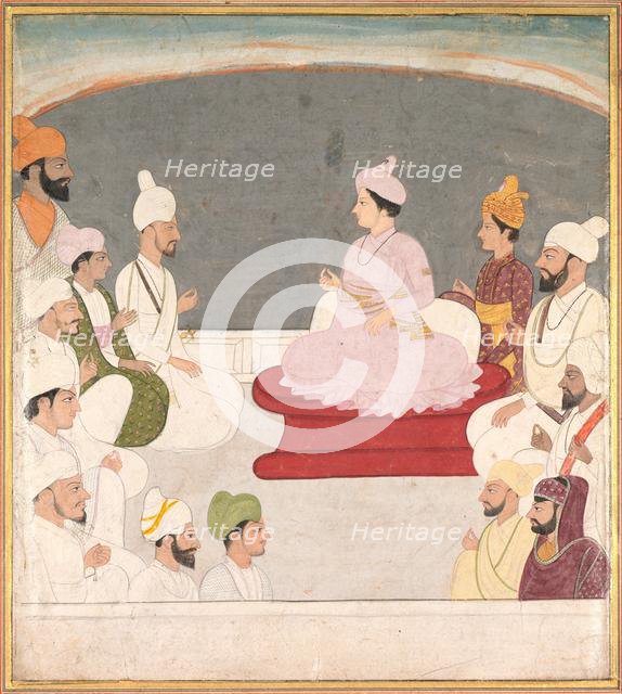 Raja Sansar Chand of Kangra and Courtiers, c. 1783. Creator: Unknown.