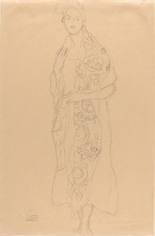 Portrait of a Woman, c. 1910. Creator: Gustav Klimt.