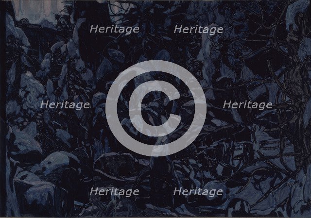 Stage design for the ballet Solveig to E. Grieg's music, 1922. Artist: Golovin, Alexander Yakovlevich (1863-1930)