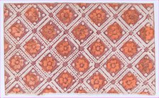 Sheet with overall pattern of rosettes, 19th century. Creator: Anon.