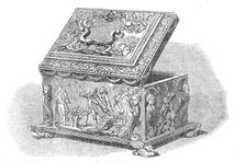 Box made of the wood of Shakspeare’s mulberry-tree, presented to [David] Garrick..., 1864. Creator: Unknown.