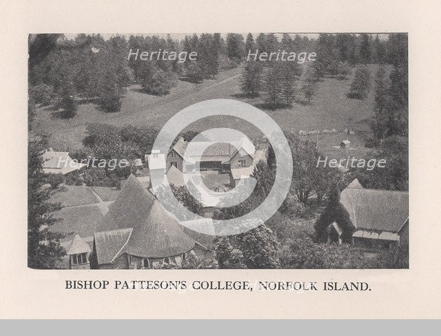 Bishop Patteson's College, Norfolk Island, 1912. Artist: John Watt Beattie.