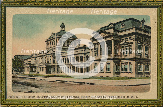 'The Red House, Government Buildings, Port of Spain, Trinidad, B.W.I.', early 20th century. Creator: Unknown.