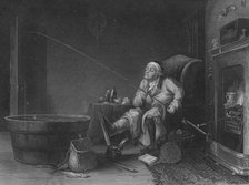 'The Enthusiast (‘The Gouty Angler’)', 1850. Artist: HG Beckwith.