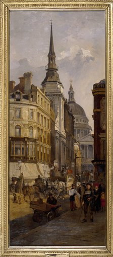 Ludgate Hill, 1884. Artist: Charles John Watson